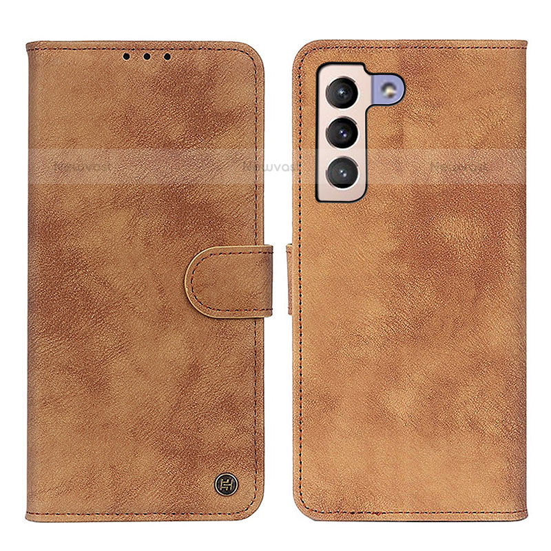 Leather Case Stands Flip Cover Holder N03P for Samsung Galaxy S21 5G