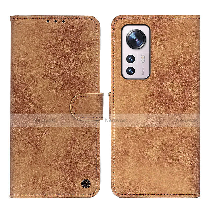 Leather Case Stands Flip Cover Holder N03P for Xiaomi Mi 12 5G