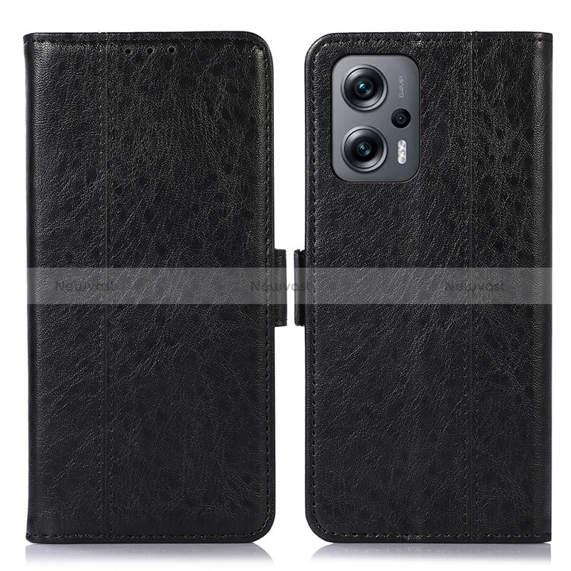 Leather Case Stands Flip Cover Holder N03P for Xiaomi Redmi Note 12 Turbo 5G