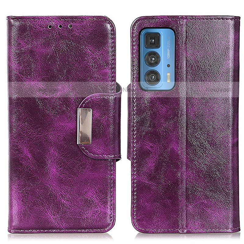 Leather Case Stands Flip Cover Holder N04P for Motorola Moto Edge S Pro 5G