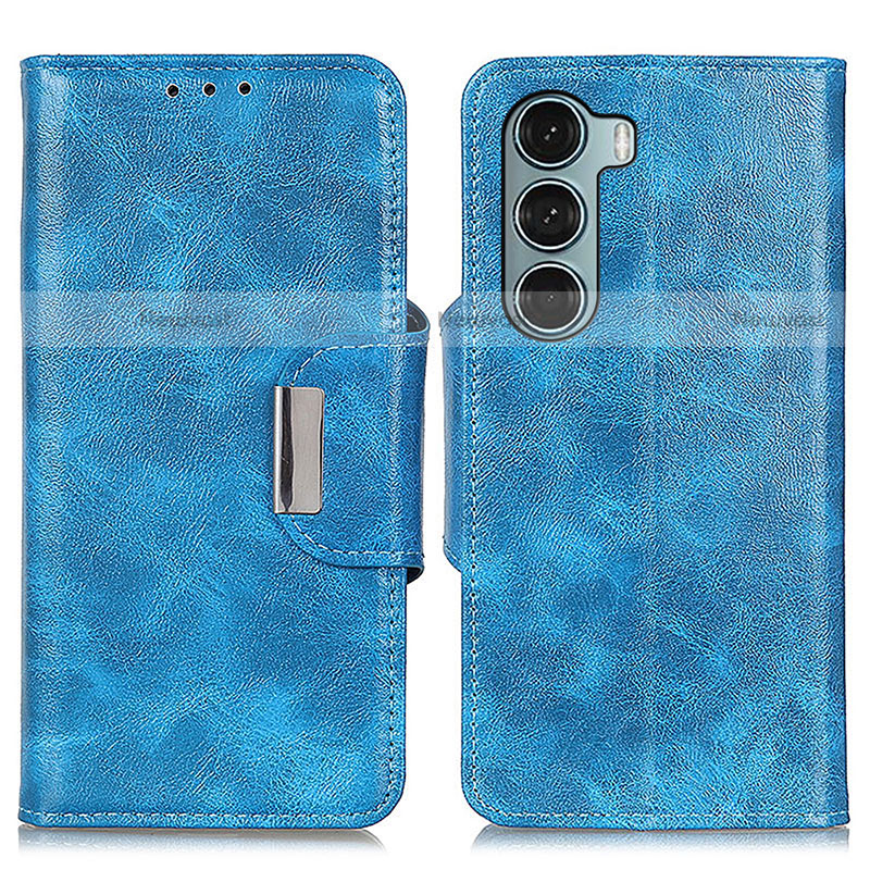 Leather Case Stands Flip Cover Holder N04P for Motorola Moto G200 5G