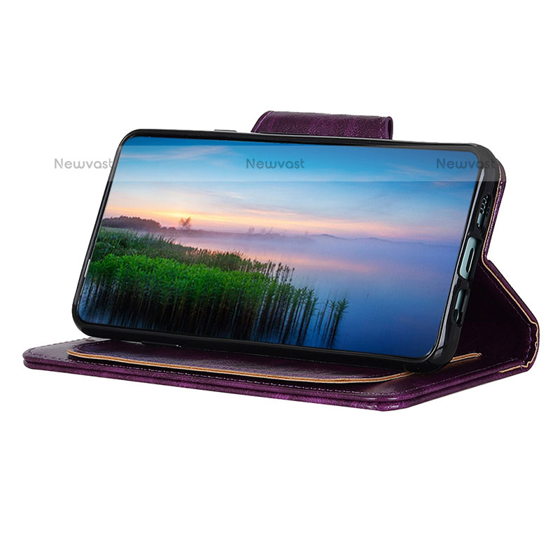 Leather Case Stands Flip Cover Holder N04P for Oppo F19 Pro+ Plus 5G