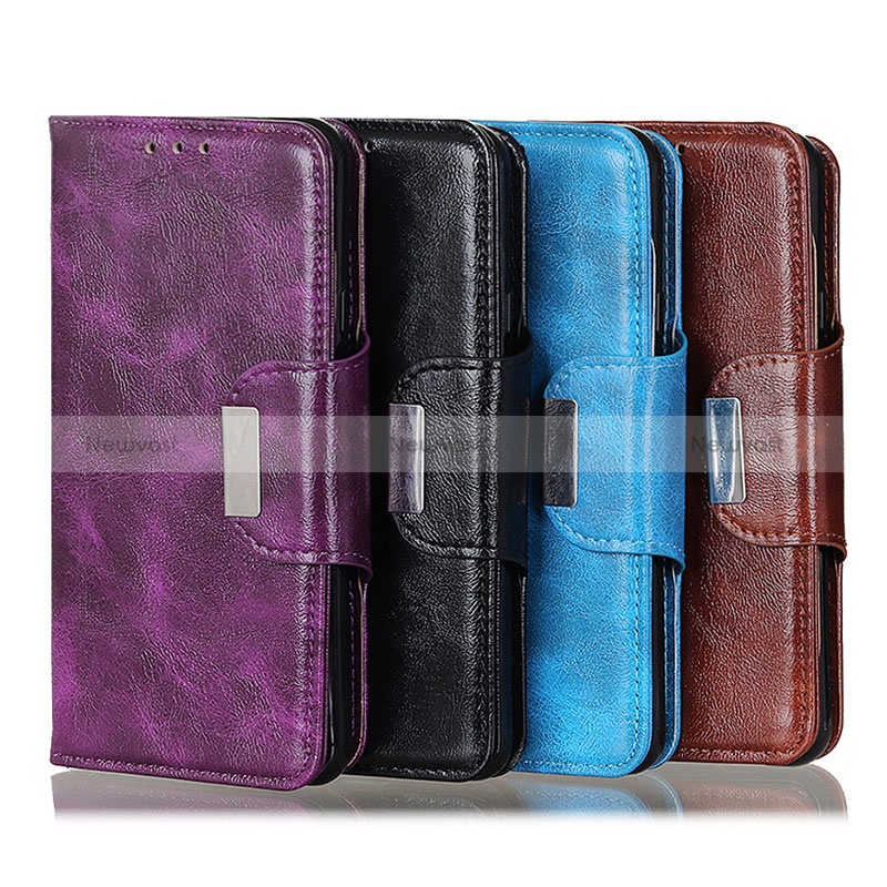 Leather Case Stands Flip Cover Holder N04P for Realme 8 4G