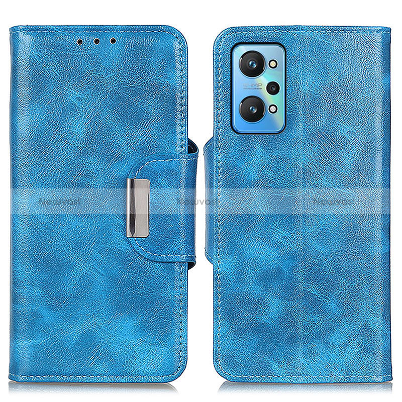 Leather Case Stands Flip Cover Holder N04P for Realme GT Neo2 5G Sky Blue