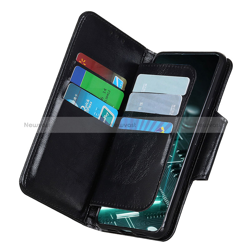 Leather Case Stands Flip Cover Holder N04P for Samsung Galaxy A03 Core