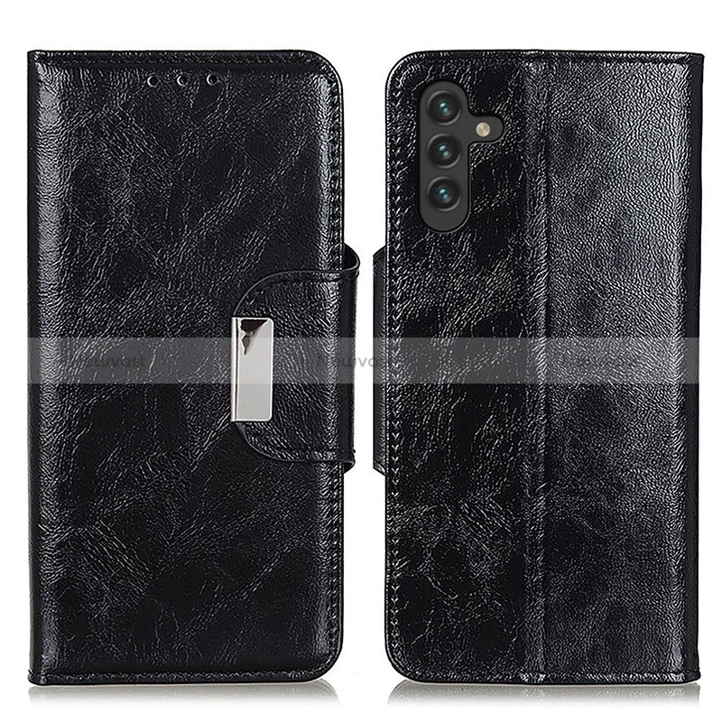 Leather Case Stands Flip Cover Holder N04P for Samsung Galaxy A04s