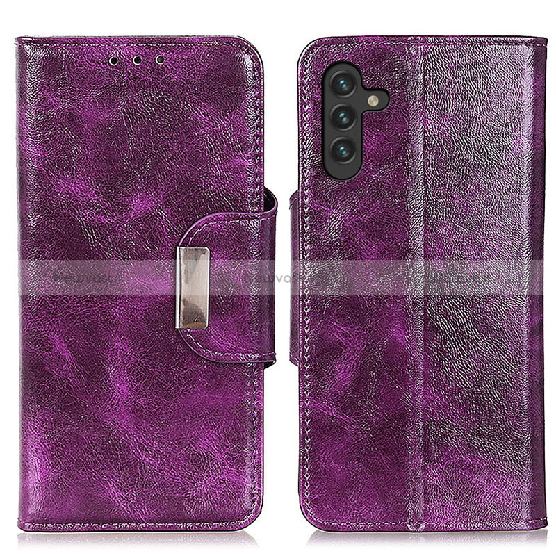 Leather Case Stands Flip Cover Holder N04P for Samsung Galaxy A04s