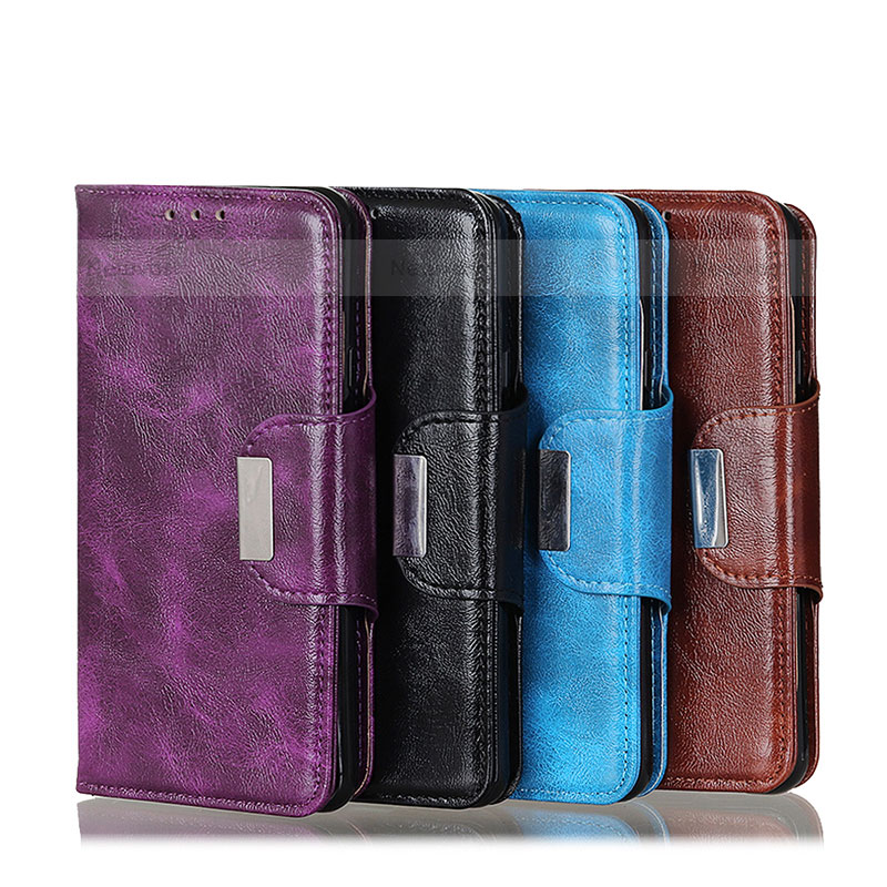 Leather Case Stands Flip Cover Holder N04P for Samsung Galaxy S21 Plus 5G