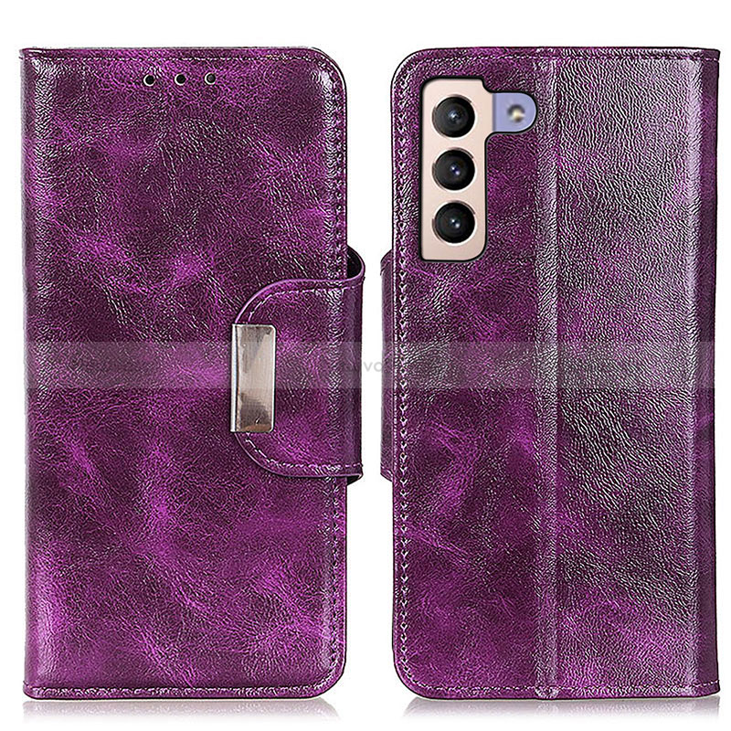 Leather Case Stands Flip Cover Holder N04P for Samsung Galaxy S22 Plus 5G