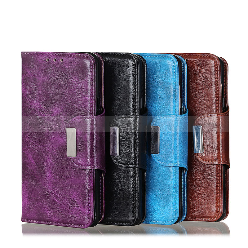 Leather Case Stands Flip Cover Holder N04P for Samsung Galaxy S22 Plus 5G