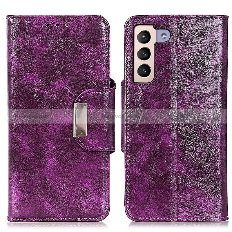 Leather Case Stands Flip Cover Holder N04P for Samsung Galaxy S24 5G