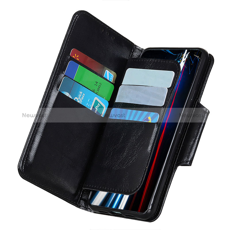 Leather Case Stands Flip Cover Holder N04P for Samsung Galaxy S24 Plus 5G