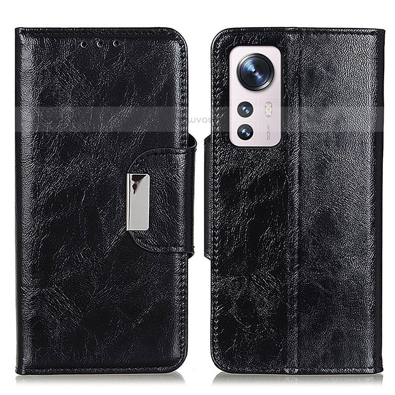 Leather Case Stands Flip Cover Holder N04P for Xiaomi Mi 12 Lite 5G