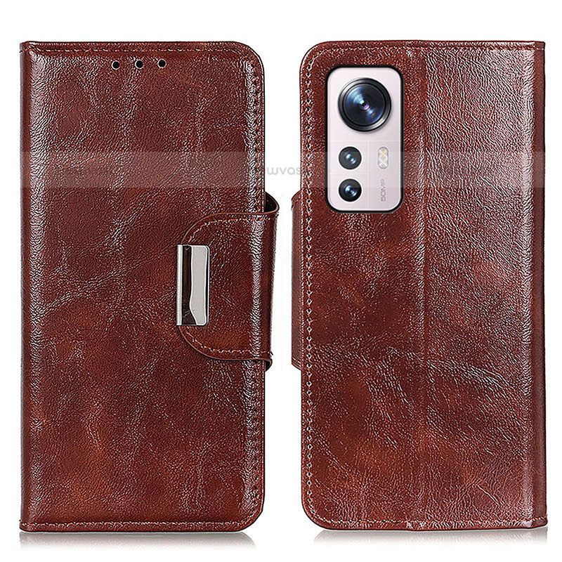 Leather Case Stands Flip Cover Holder N04P for Xiaomi Mi 12 Lite 5G