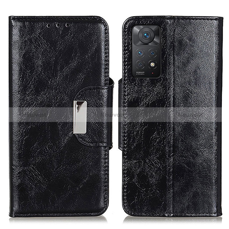 Leather Case Stands Flip Cover Holder N04P for Xiaomi Redmi Note 11 Pro 5G