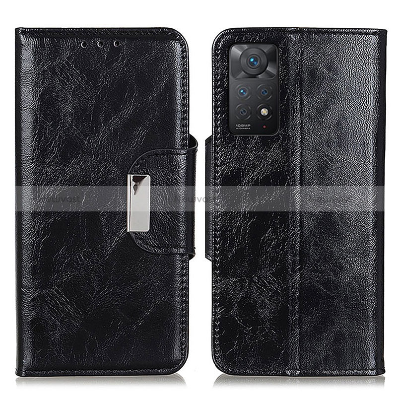 Leather Case Stands Flip Cover Holder N04P for Xiaomi Redmi Note 12 Pro 4G