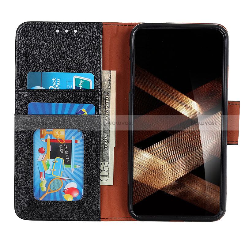 Leather Case Stands Flip Cover Holder N05P for Huawei Honor X5 Plus