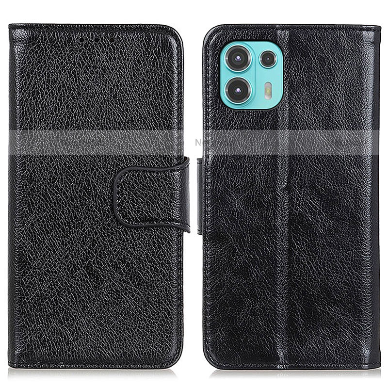 Leather Case Stands Flip Cover Holder N05P for Motorola Moto Edge 20 Lite 5G