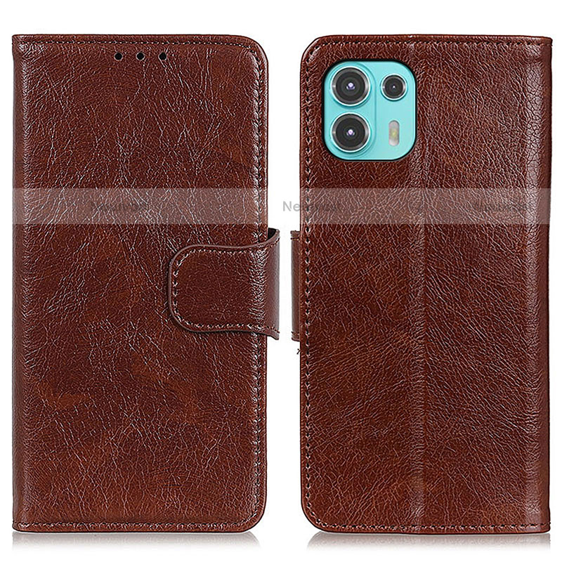 Leather Case Stands Flip Cover Holder N05P for Motorola Moto Edge 20 Lite 5G