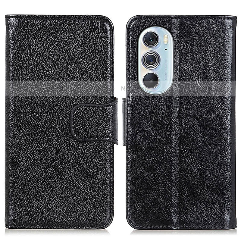 Leather Case Stands Flip Cover Holder N05P for Motorola Moto Edge 30 Pro 5G