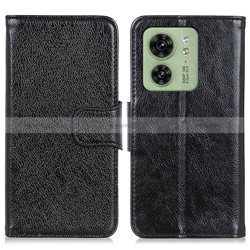 Leather Case Stands Flip Cover Holder N05P for Motorola Moto Edge 40 5G