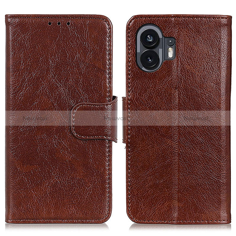 Leather Case Stands Flip Cover Holder N05P for Nothing Phone 2