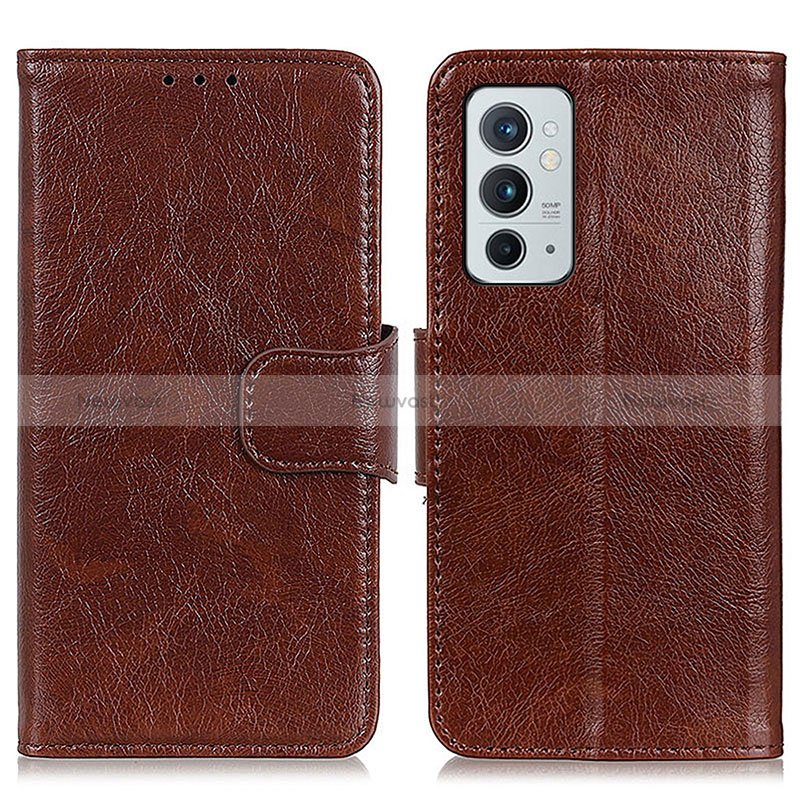 Leather Case Stands Flip Cover Holder N05P for OnePlus 9RT 5G