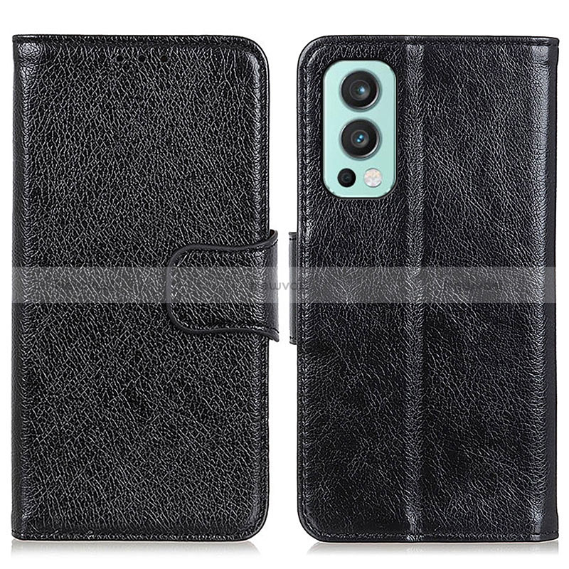 Leather Case Stands Flip Cover Holder N05P for OnePlus Nord 2 5G