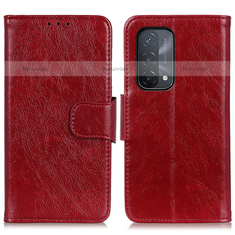 Leather Case Stands Flip Cover Holder N05P for OnePlus Nord N200 5G