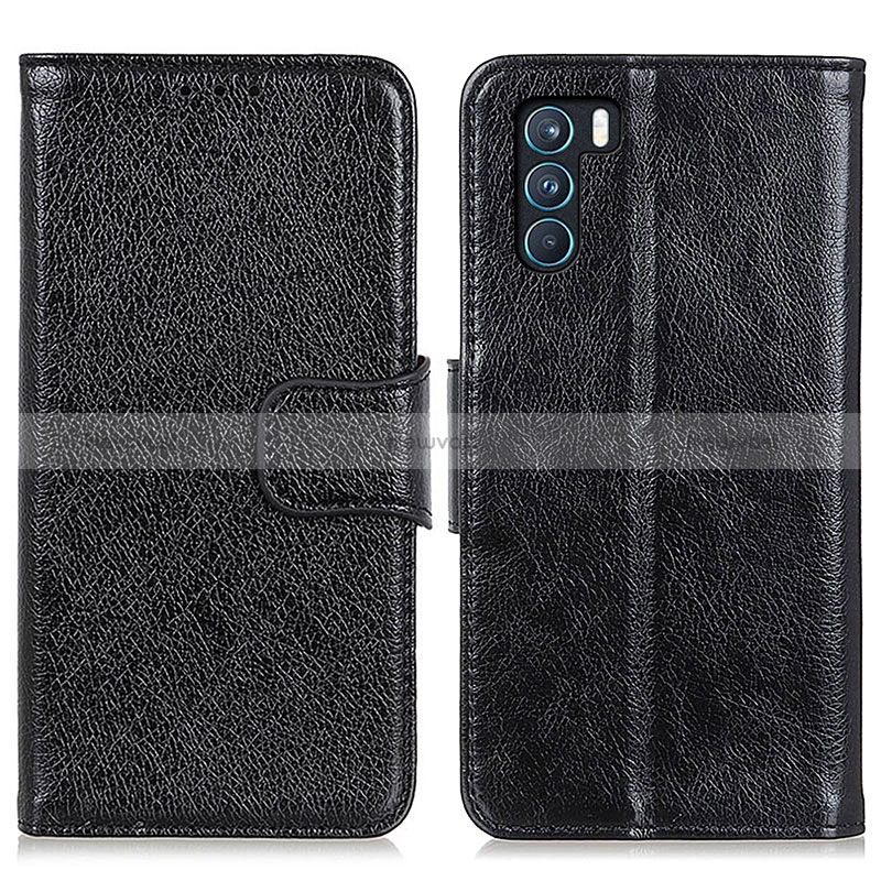 Leather Case Stands Flip Cover Holder N05P for Oppo K9 Pro 5G