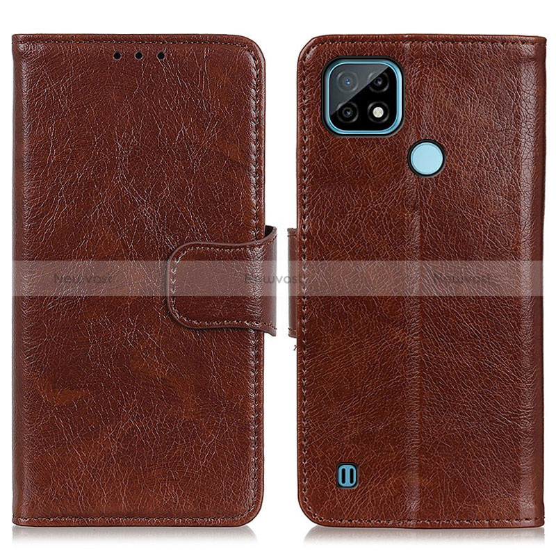 Leather Case Stands Flip Cover Holder N05P for Realme C21