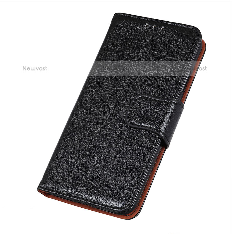 Leather Case Stands Flip Cover Holder N05P for Samsung Galaxy A02s