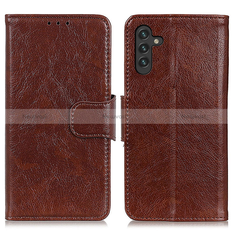 Leather Case Stands Flip Cover Holder N05P for Samsung Galaxy A04s