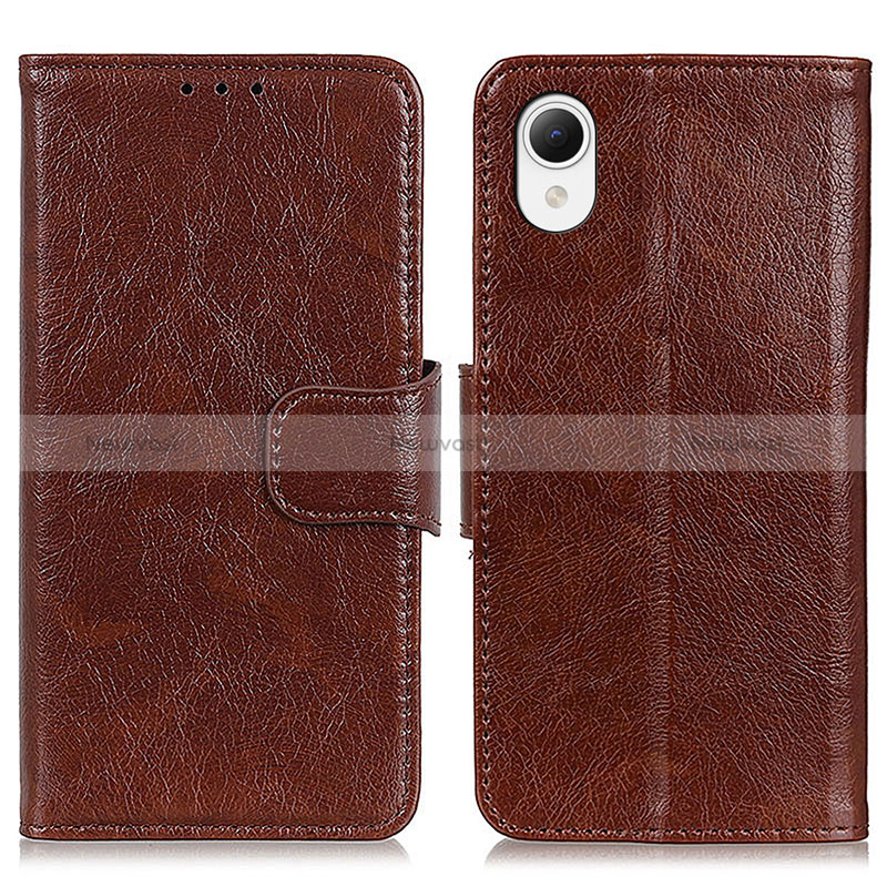 Leather Case Stands Flip Cover Holder N05P for Samsung Galaxy A23s