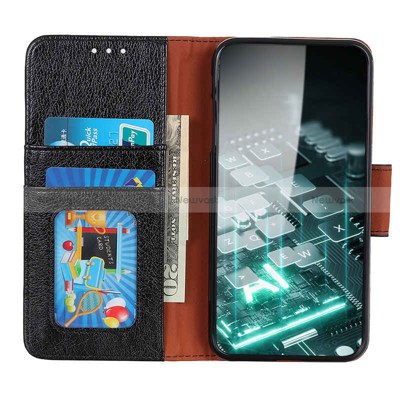 Leather Case Stands Flip Cover Holder N05P for Samsung Galaxy F02S SM-E025F