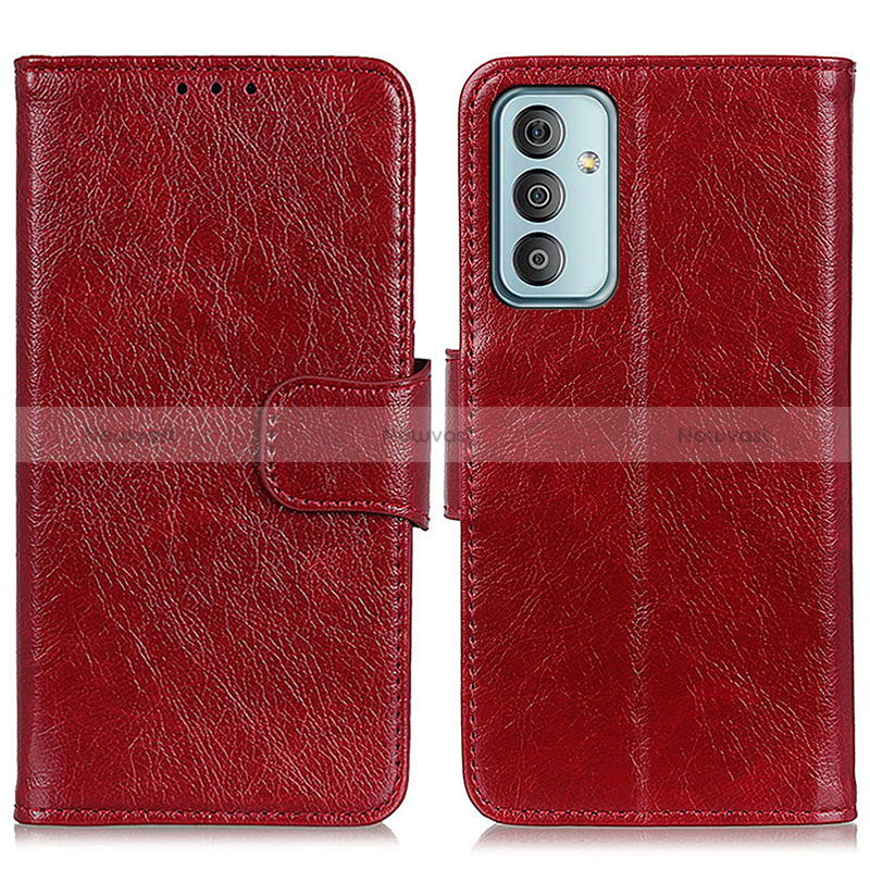 Leather Case Stands Flip Cover Holder N05P for Samsung Galaxy M23 5G