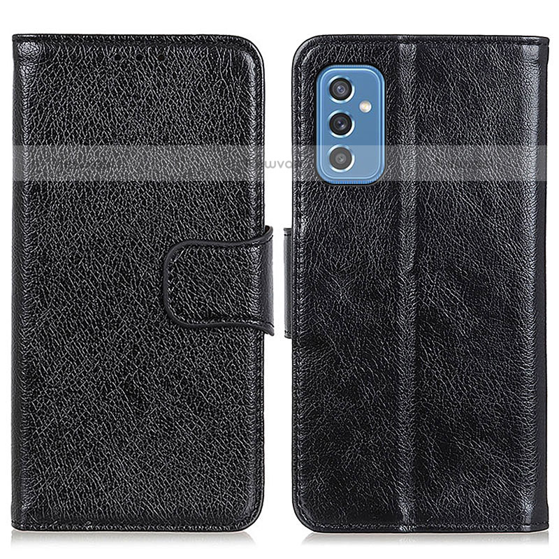 Leather Case Stands Flip Cover Holder N05P for Samsung Galaxy M52 5G