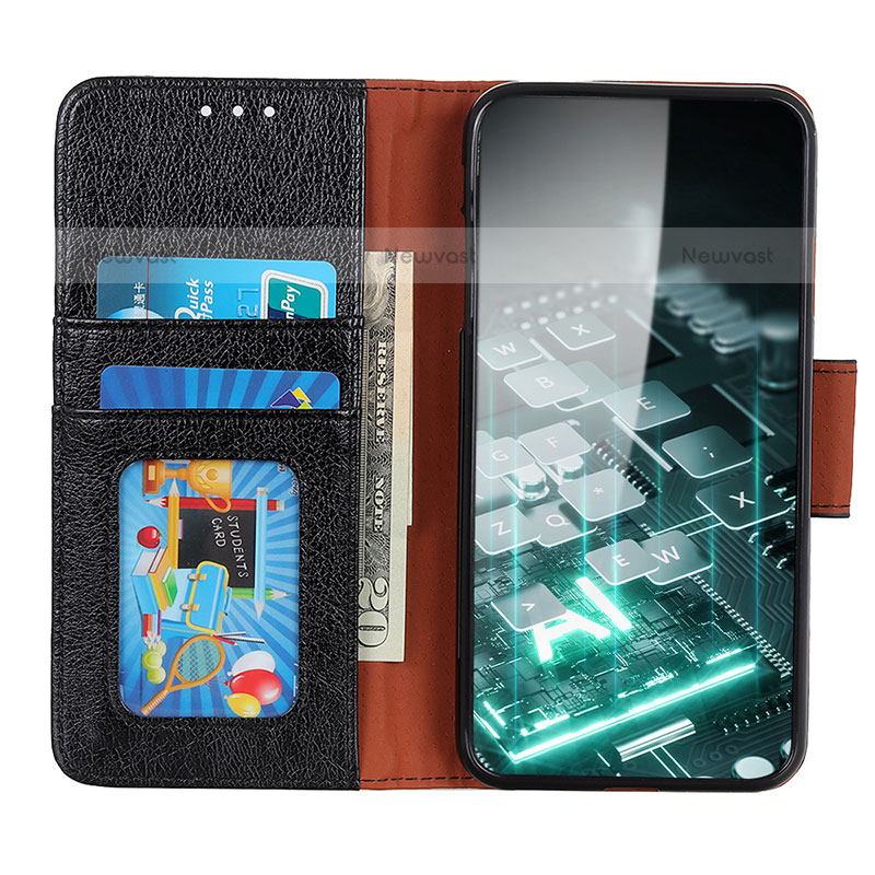 Leather Case Stands Flip Cover Holder N05P for Samsung Galaxy M53 5G