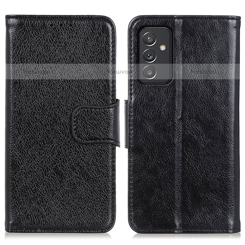 Leather Case Stands Flip Cover Holder N05P for Samsung Galaxy Quantum2 5G