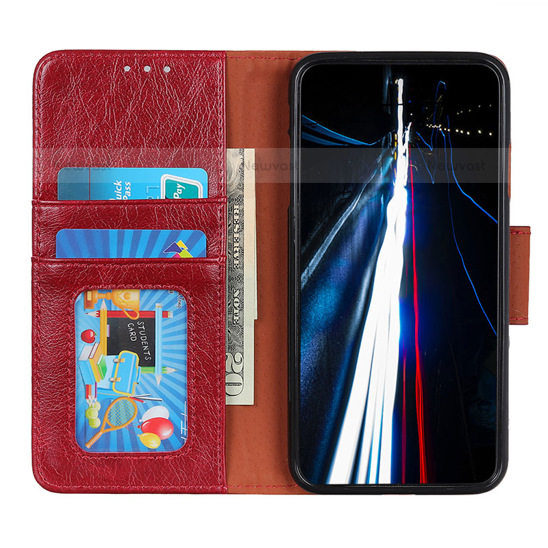 Leather Case Stands Flip Cover Holder N05P for Samsung Galaxy S21 5G