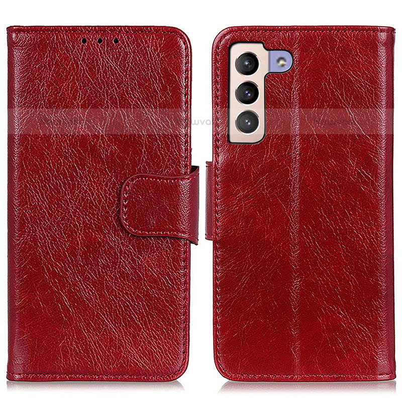 Leather Case Stands Flip Cover Holder N05P for Samsung Galaxy S21 Plus 5G