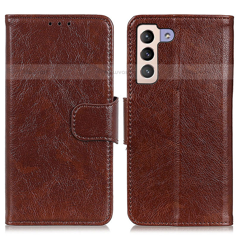 Leather Case Stands Flip Cover Holder N05P for Samsung Galaxy S21 Plus 5G