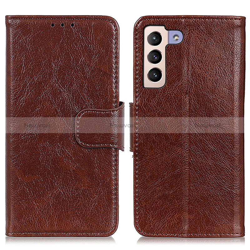 Leather Case Stands Flip Cover Holder N05P for Samsung Galaxy S24 5G