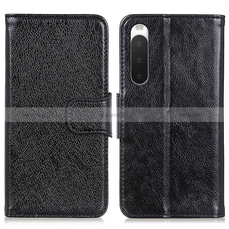 Leather Case Stands Flip Cover Holder N05P for Sony Xperia 10 IV SO-52C