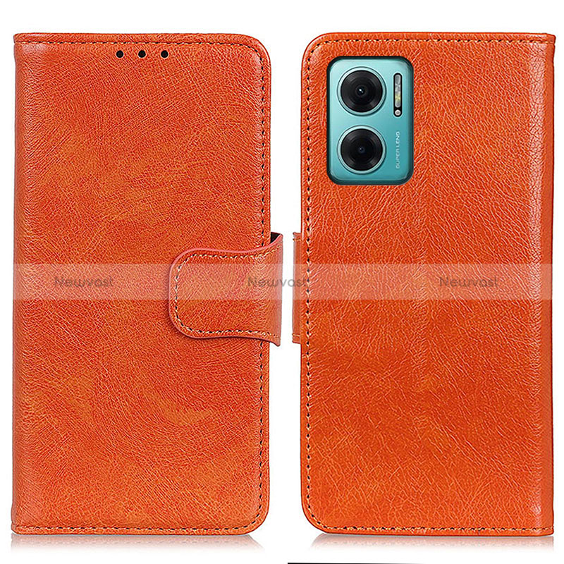 Leather Case Stands Flip Cover Holder N05P for Xiaomi Redmi 10 Prime Plus 5G