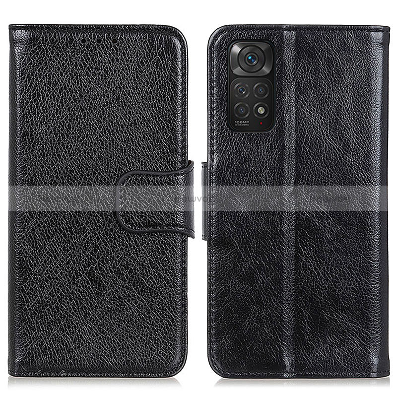 Leather Case Stands Flip Cover Holder N05P for Xiaomi Redmi Note 11S 4G