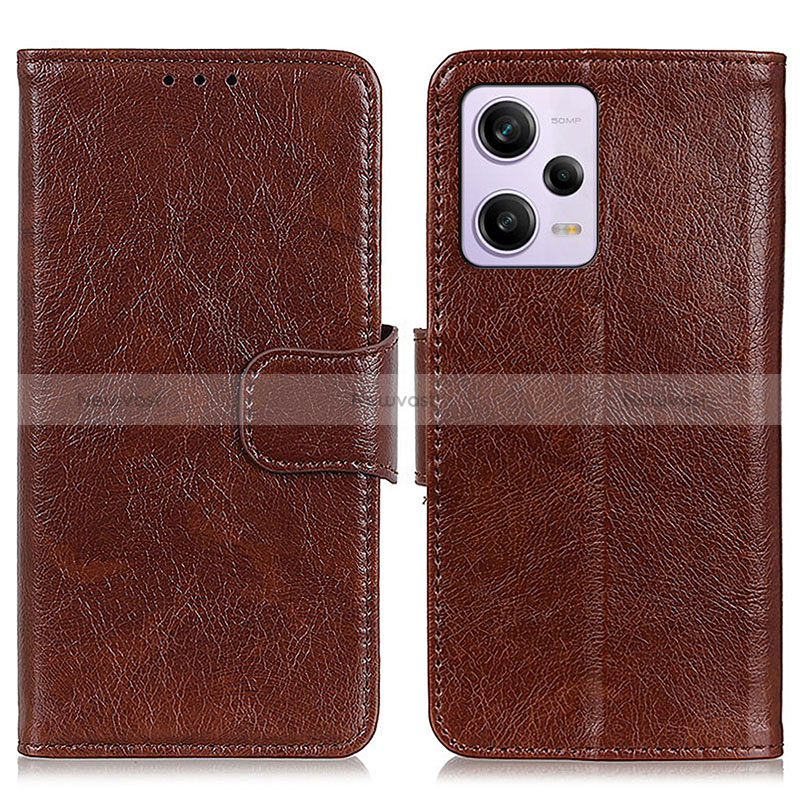 Leather Case Stands Flip Cover Holder N05P for Xiaomi Redmi Note 12 Explorer