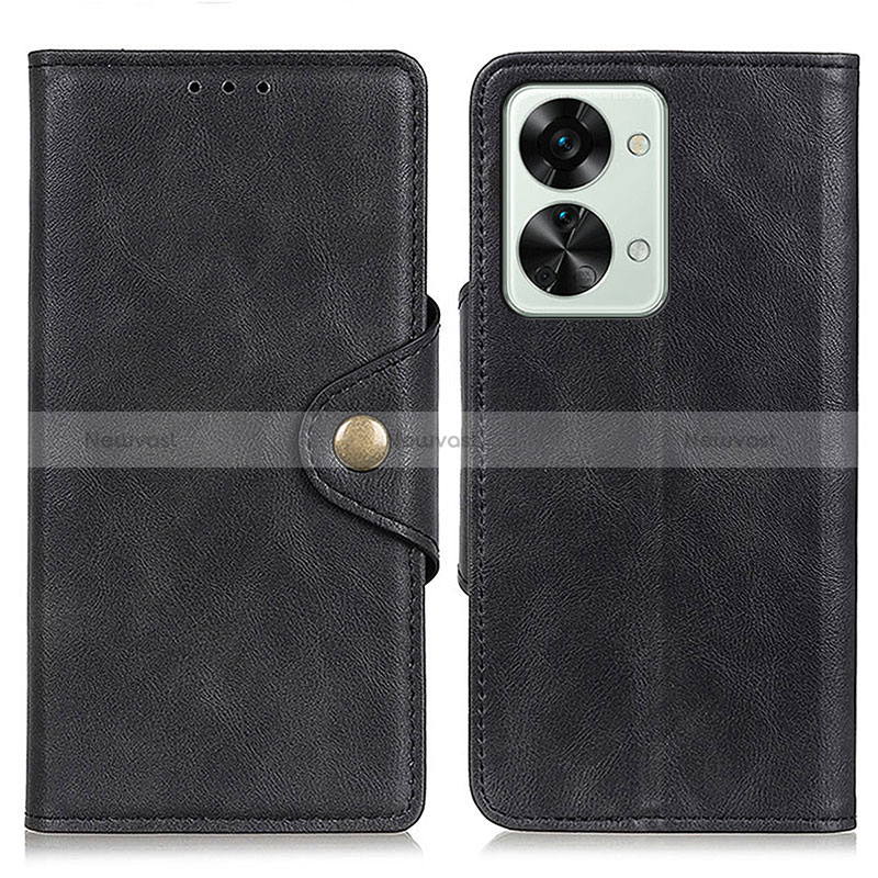 Leather Case Stands Flip Cover Holder N06P for OnePlus Nord 2T 5G