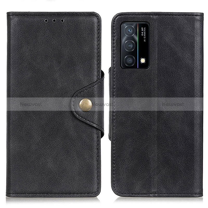 Leather Case Stands Flip Cover Holder N06P for Oppo K9 5G