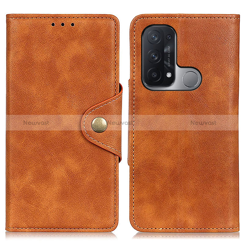 Leather Case Stands Flip Cover Holder N06P for Oppo Reno5 A